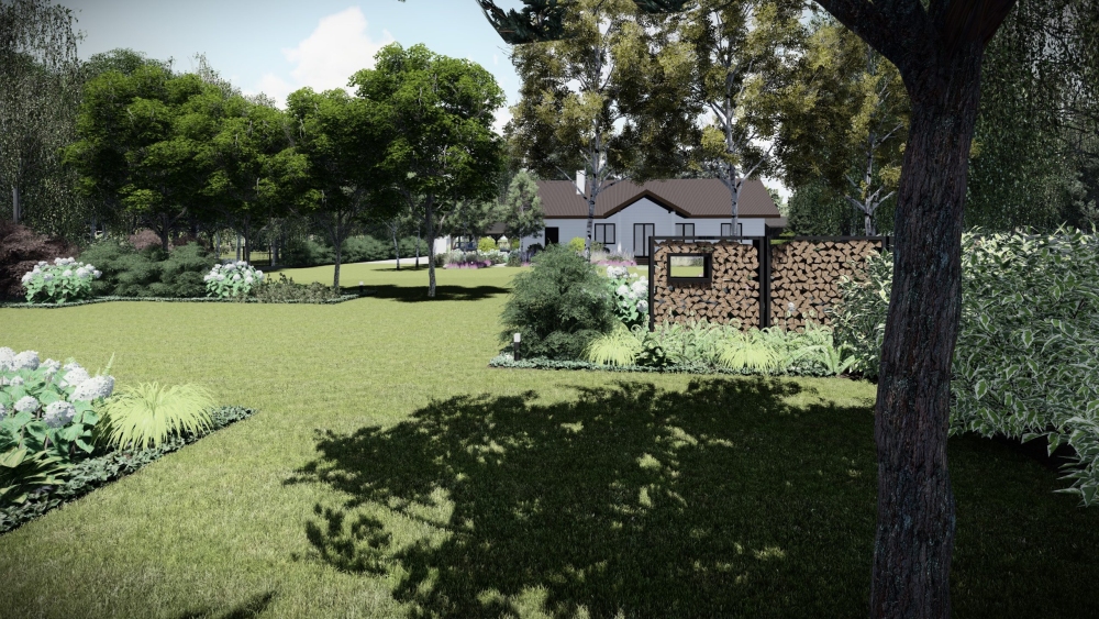 Ogród w lesie II 01