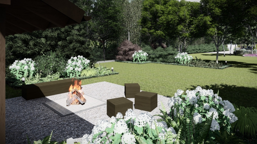 Ogród w lesie II 04