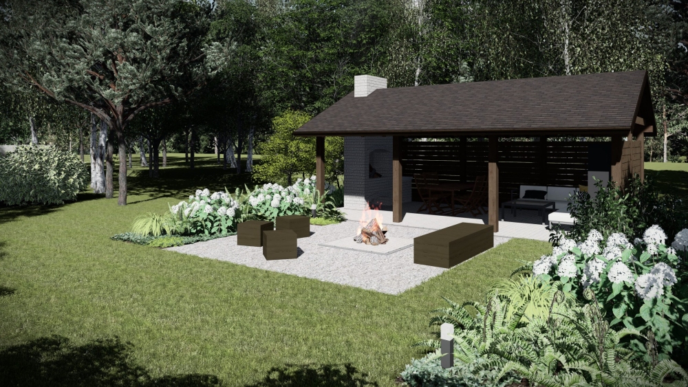 Ogród w lesie II 05