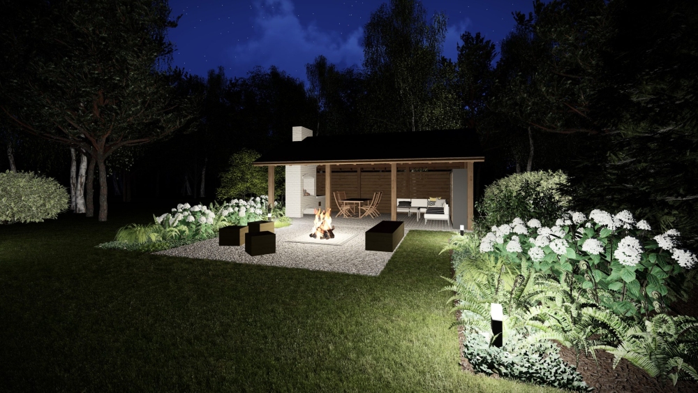 Ogród w lesie II 06