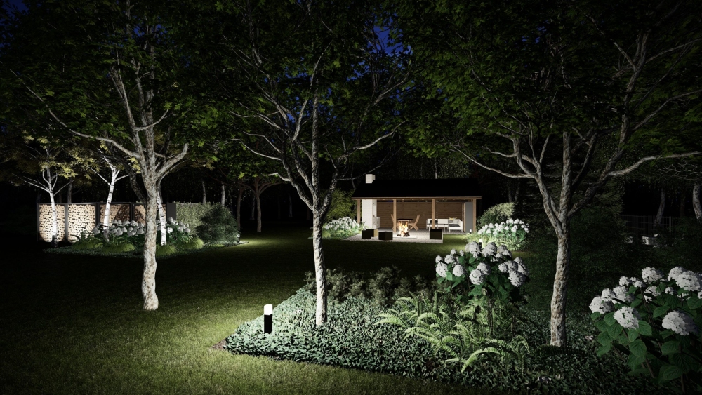 Ogród w lesie II 08