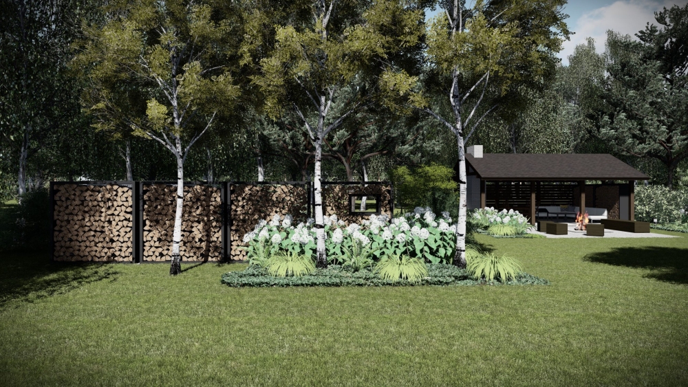 Ogród w lesie II 09