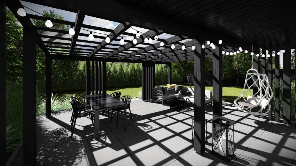 Taras w ciemnych barwach 10