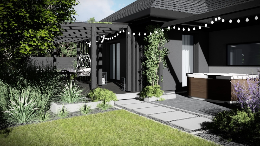 Taras w ciemnych barwach 12