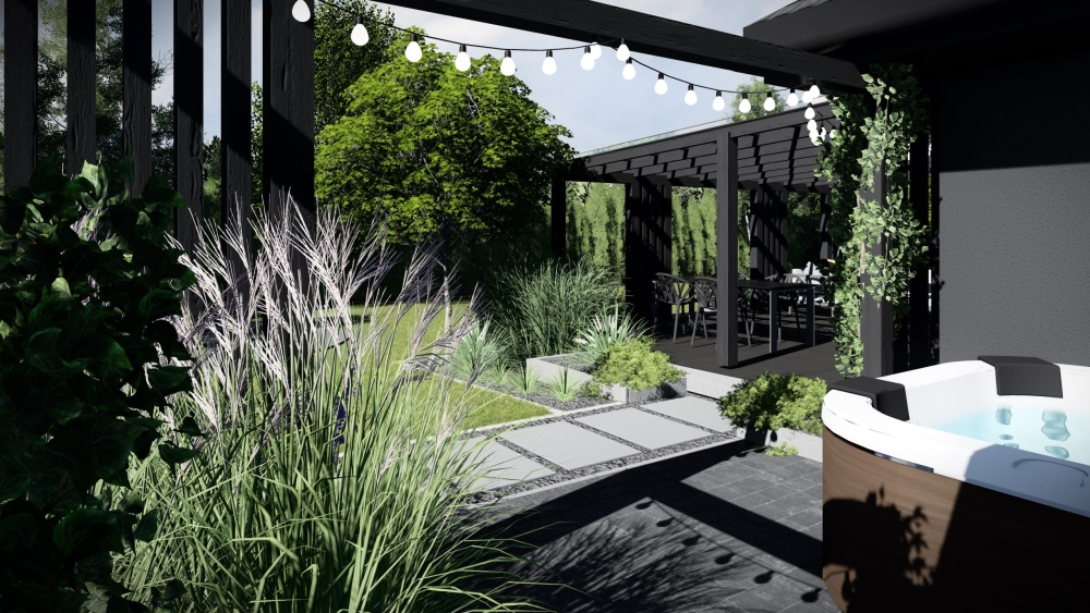 Taras w ciemnych barwach 14